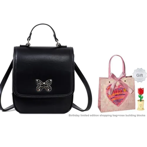 OTA PU Backpack Shoulder Bag Crossbody Bag Regular Women's Black Beige Yellow