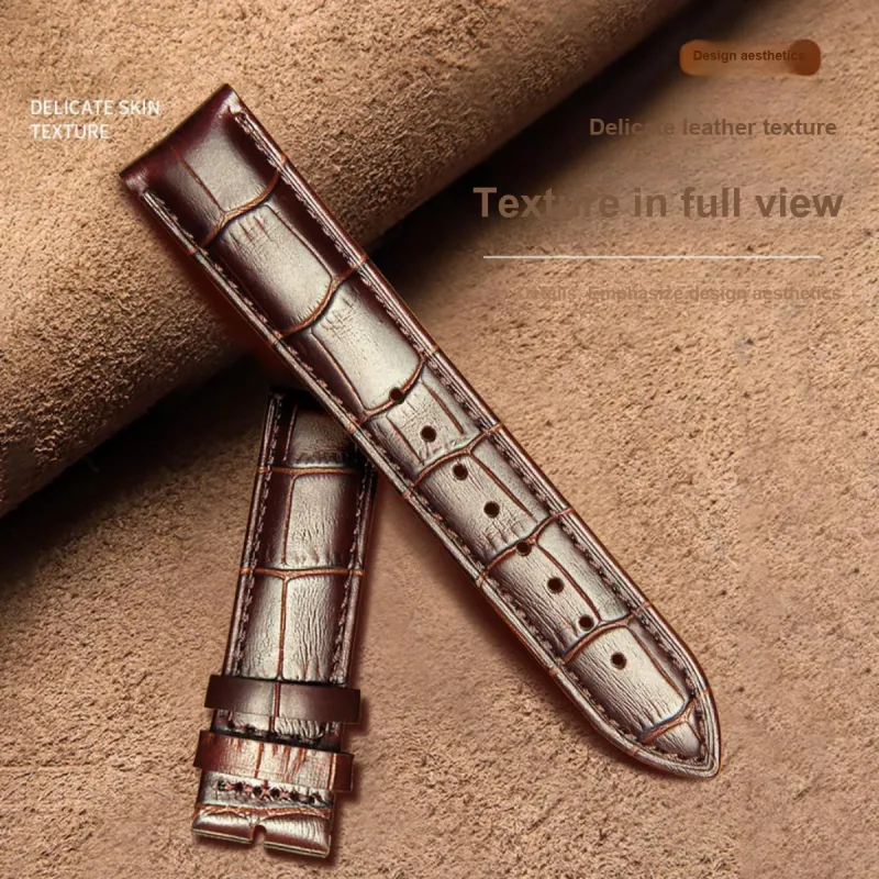 SHIRUI Ten Auspicious Symbols Compatibility Watch Band 20/21mm Genuine Leather Material-29