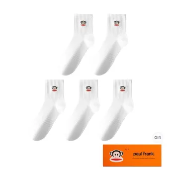 PAUL FRANK Mid Calf Socks Men's Box 5 Pack