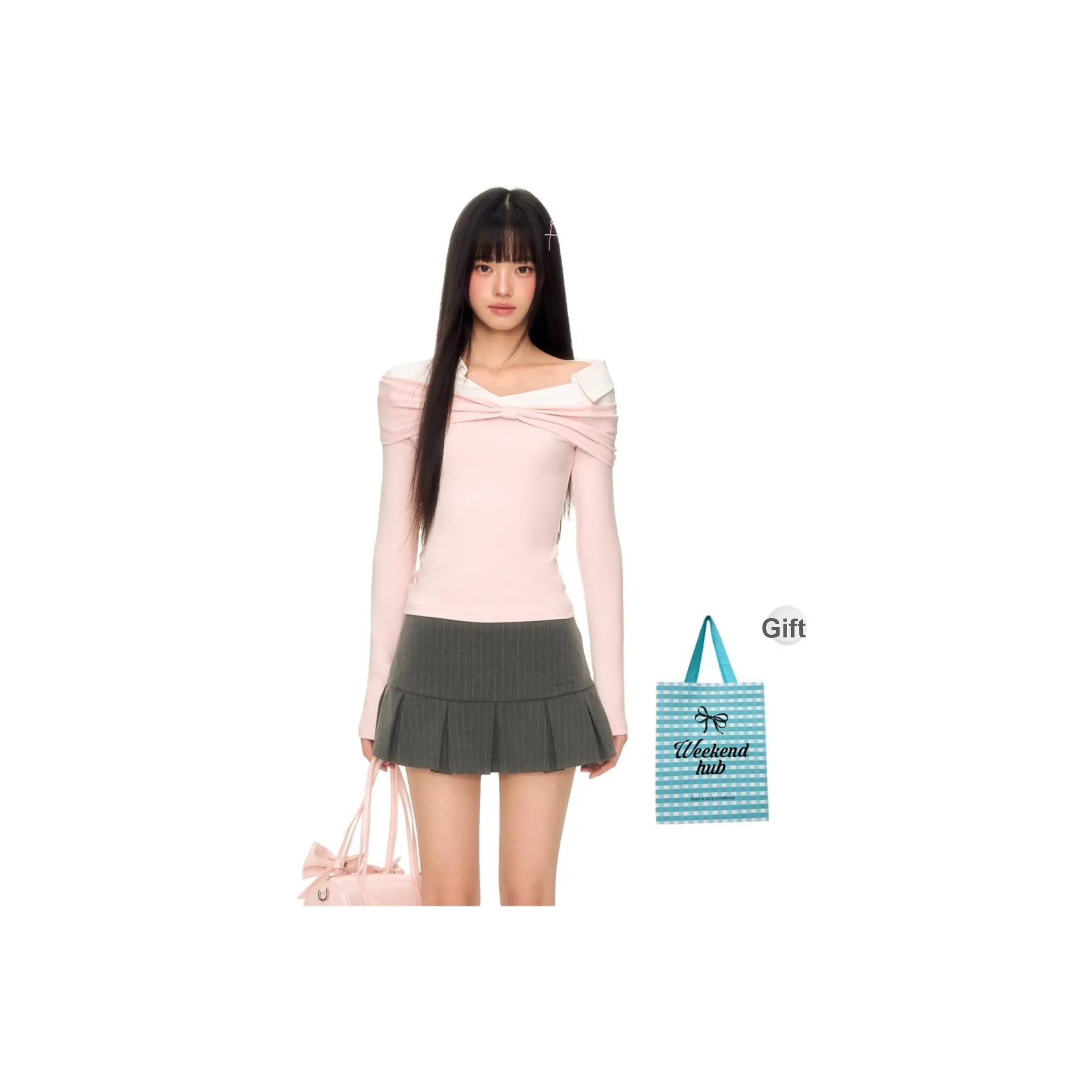 WEEKEND HUB Розовый Женские T-рубашки