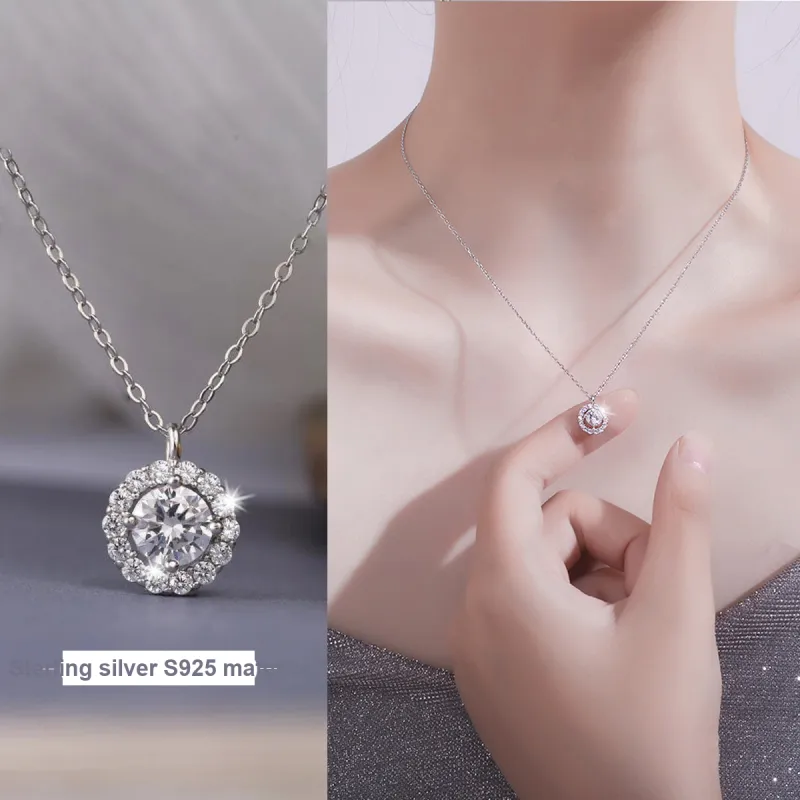 Taste The Color 925 Sterling Silver Necklaces Women's-1