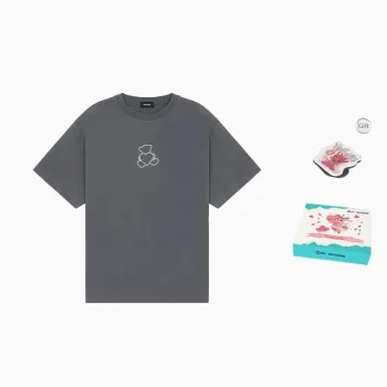 WE11DONE Pearl Bear T shirt