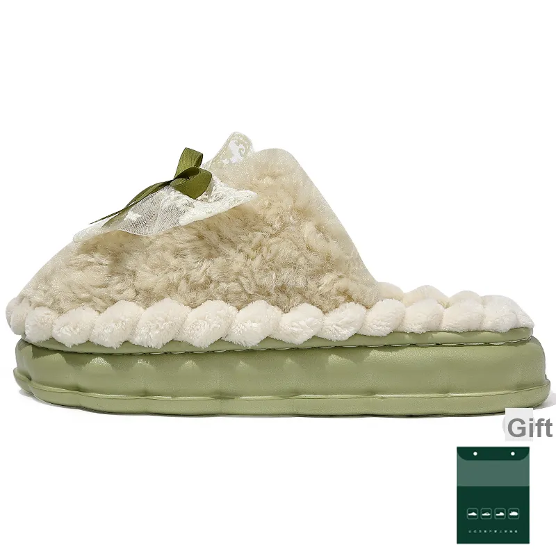 KUUJOO Fuzzy Slippers For Winter-8