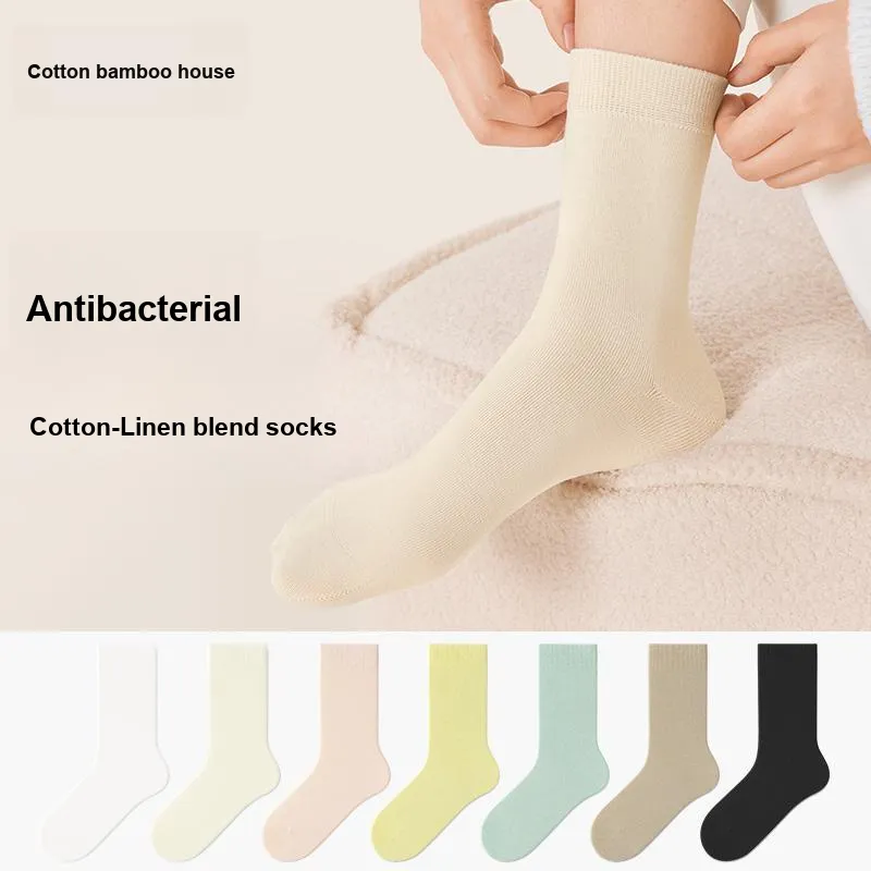 B&C.Room Mid Calf Socks Women's 5 Pack-16