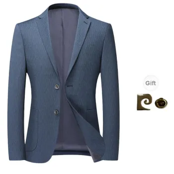 PIERRE CARDIN Business Suit Men's Blue