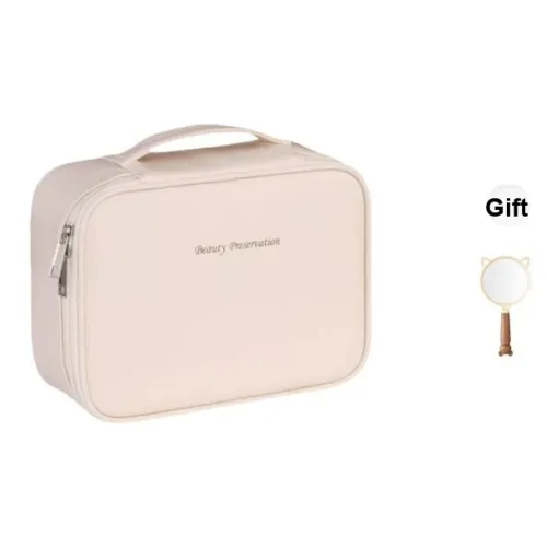 Gerlanx Искусственная кожа Путешествие Хранение Сумка Женская Экрю Мокко Черный Розовый