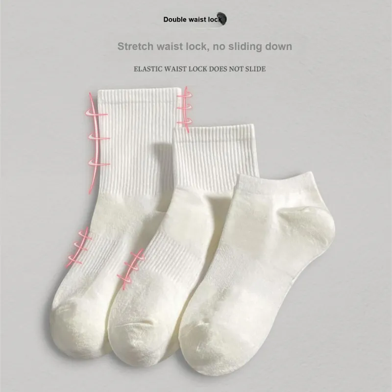 XXLLG Mid Calf Socks Unisex 4 Pack-1
