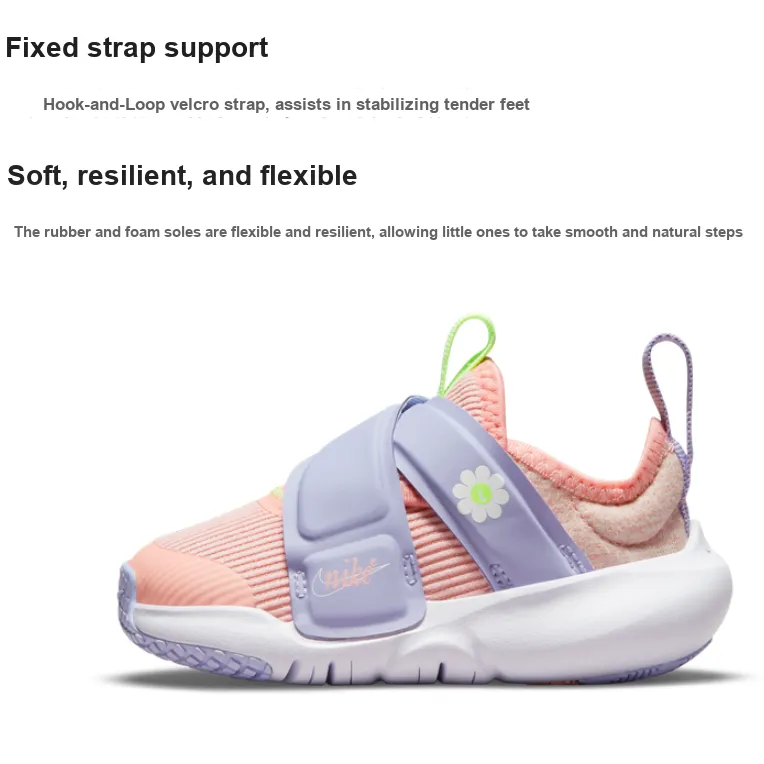 Nike Flex Advance SE Low Top Toddler Shoes Purple Pink Baby-1