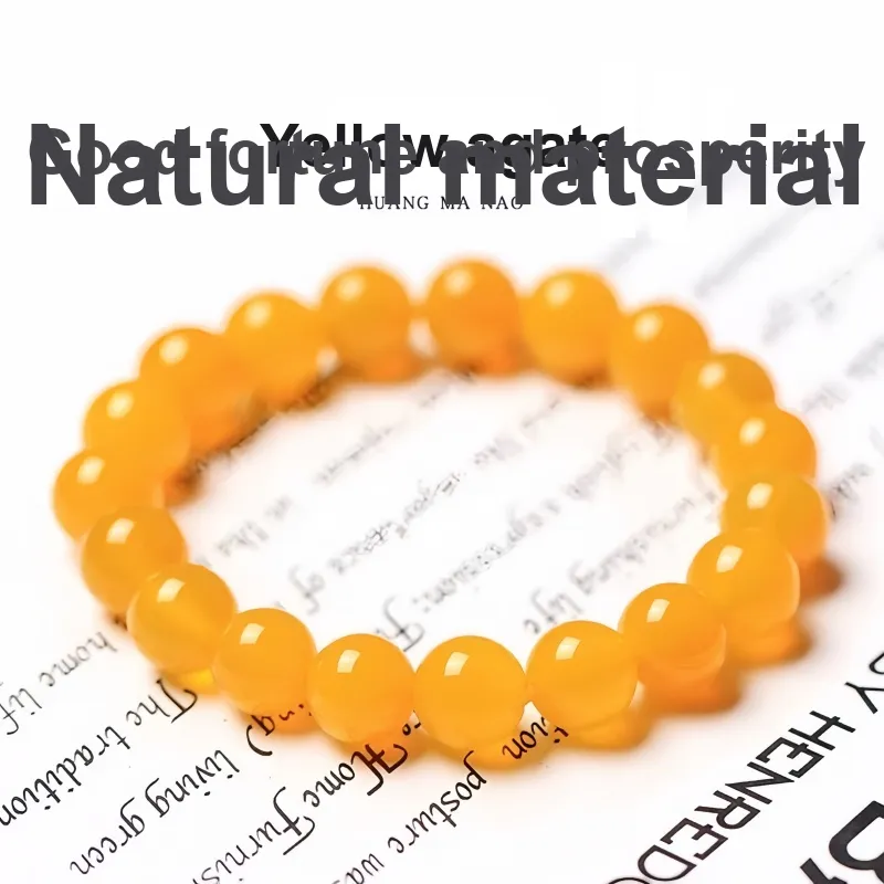 Stone On The Line Agate Bracelets Unisex-6