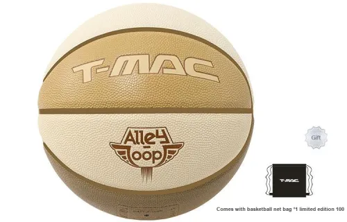 T-Mac Maddie Classic Collection PU Basketball Mocha Size 7 Ball Training Unisex