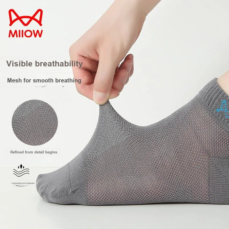 MIIOW Cool One Summer Series Ankle Socks Men's 5 Pack-24
