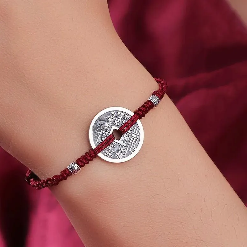YINI S999 Fine Silver Pure Silver Bracelets Unisex-2