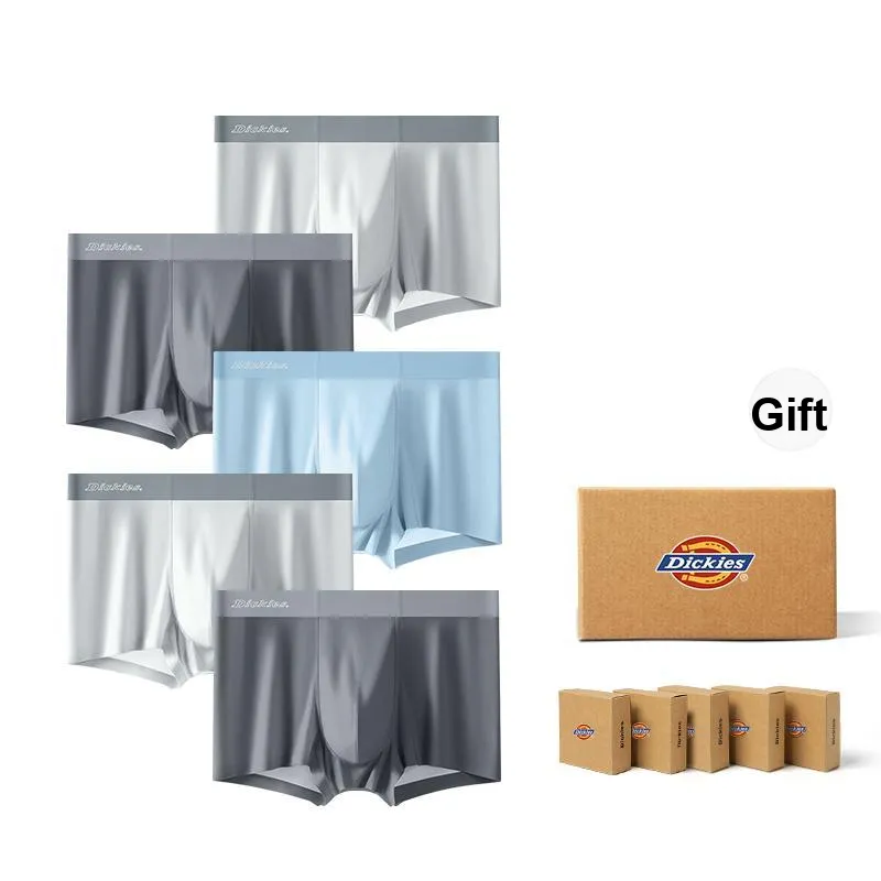Dickies Underpants Men's Seamless Sports Breathable Cooling Boxer Box Combo Set-55