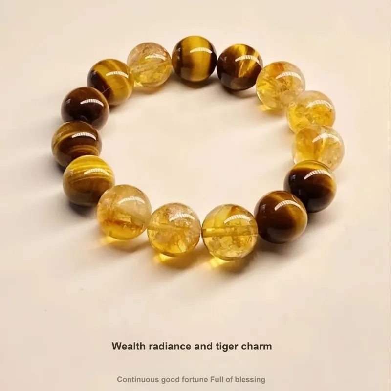 Noritake Tiger's Eye Stone Bracelets Unisex-1