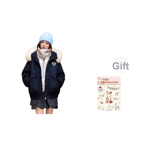 ZIHAN Темно-синий Синий Женские Пуховики