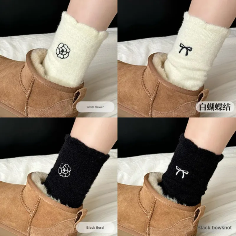 MADALLO Knee-High Socks Women's 4 Pack Chanel-Inspired-6