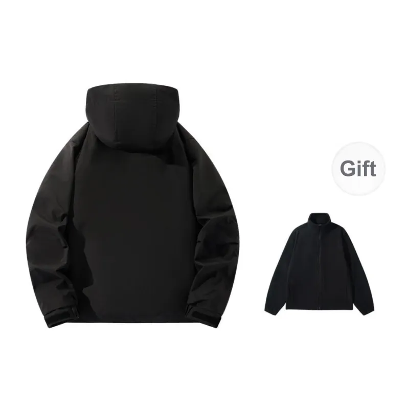 PAUL COSTELLOE Mountain Versatile Outdoor Hiking Windproof Breathable Warm Water Repellent Windbreaker Jacket Unisex-12