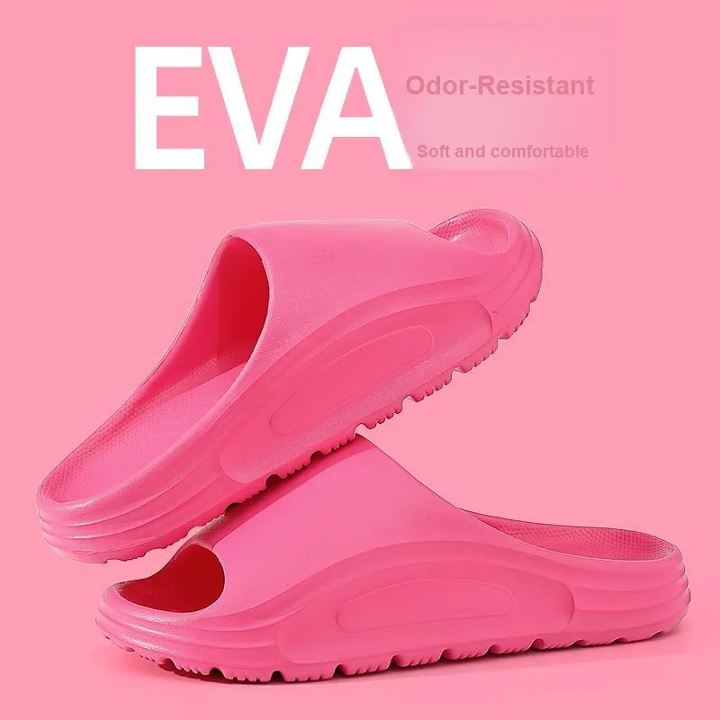 Foot Recreation Summer Home Indoor Bathroom Bathing Slip Resistant Quiet Slippers, Home Slippers, Unisex-17