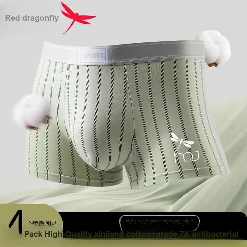 RED DRAGONFLY Cotton Panties Men's 3 Pack Gift Box Set-5