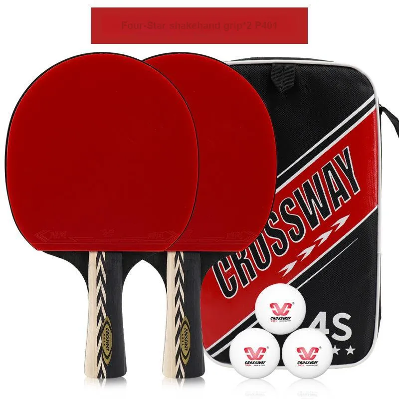 CROSSWAY Ping Pong Paddles Unisex All Wood Red-3
