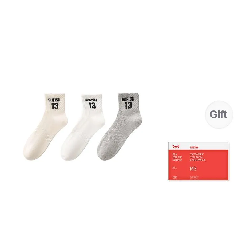 MIIOW Trend Party Series Mid Calf Socks Men's Shopping Bag Combo-8