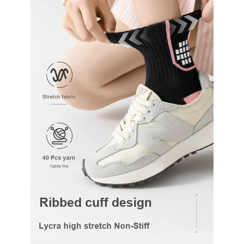 LUOLIAN Mid Calf Socks Women's 5 Pack-52