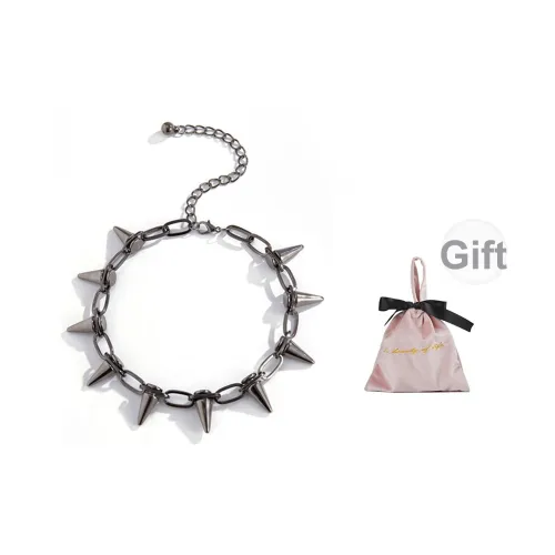 Rareme Сплав Ожерелье Черное Унисекс