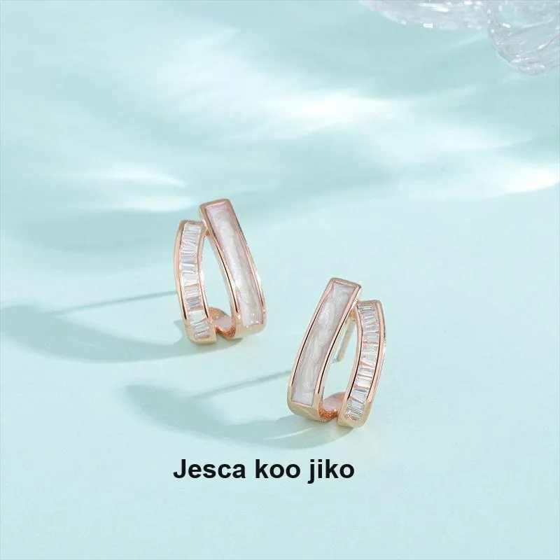 JESCAKOO S925 Silver Earrings Women's-1