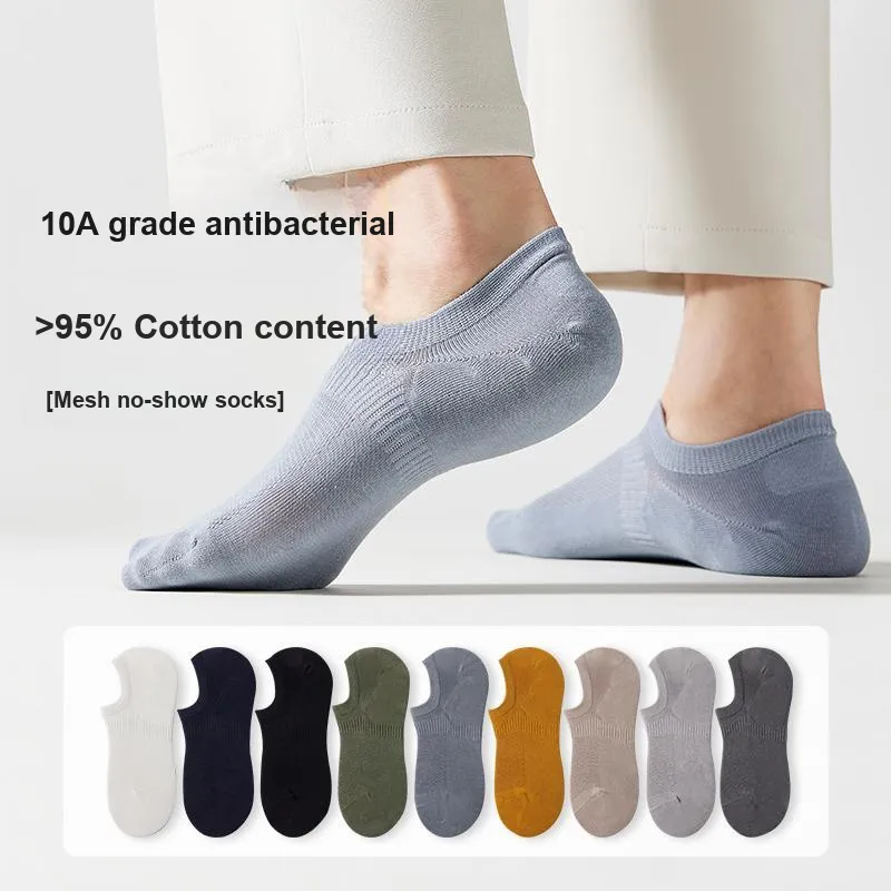 H YXIANG No Show Socks Men's 5 Pack-7