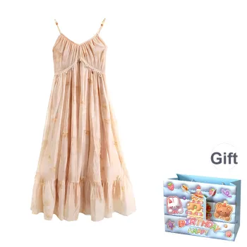 BRASS SCOUT Slip Dresses Women's Orange Shopping Bag