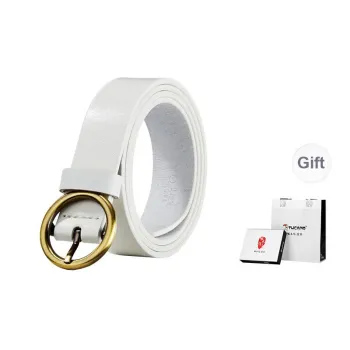 TUCANO Pin Buckle Belt Genuine Leather Decoration Cow Leather Pants Belt Trendy Leather Belts Women's Width  3.8cm