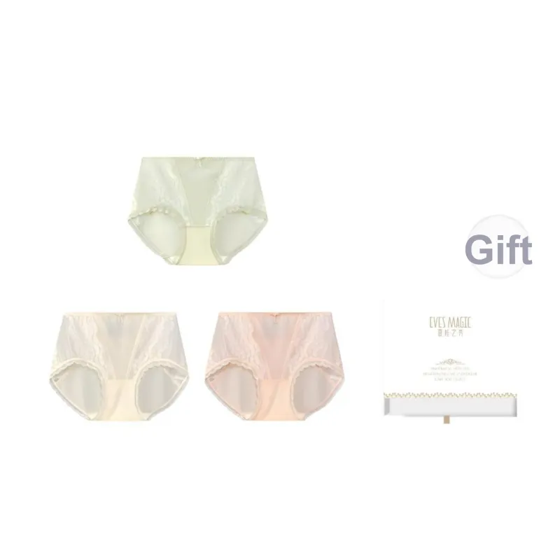 XIA.WA.ZHI.XIU Underpants Women's Shopping Bag 3 Pack-60