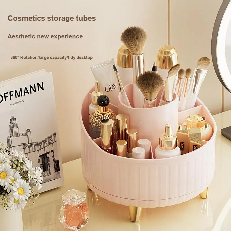 Future Maple Storage Box Make up Tools 360 Degrees Rotatable Organize Desktop Large Capacity-8