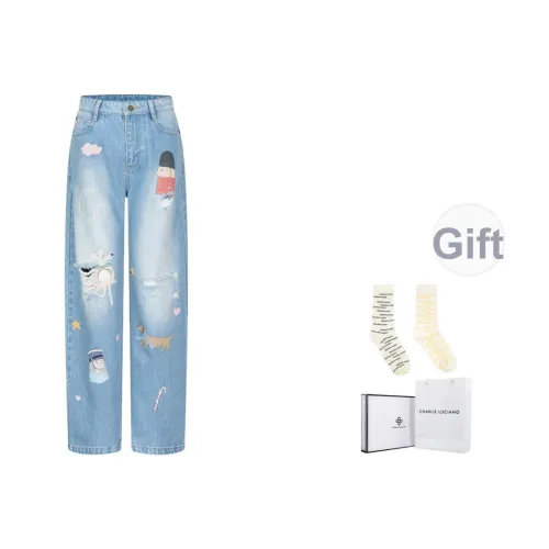 Charlie Luciano Синяя коробка + Носки унисекс Джинсы