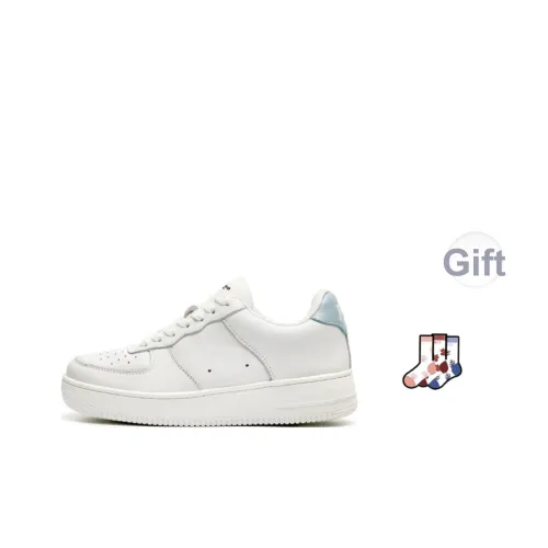 BUFFALO BOUND Термические противоскользящие низкие кеды для скейтбординга унисекс белые