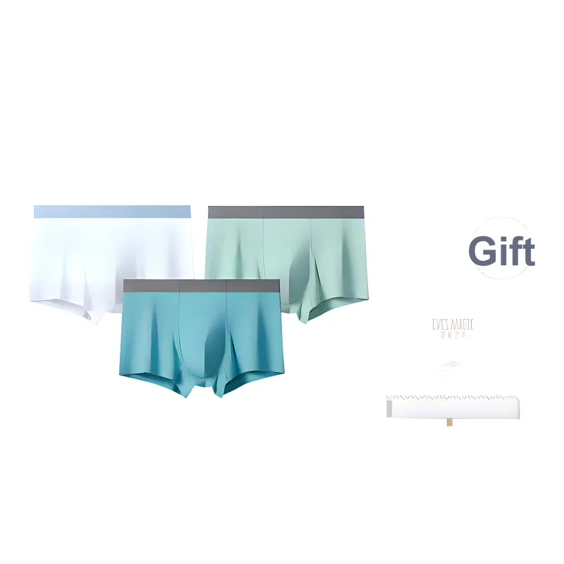 XIA.WA.ZHI.XIU Underpants Men's Shopping Bag 3 Pack-50