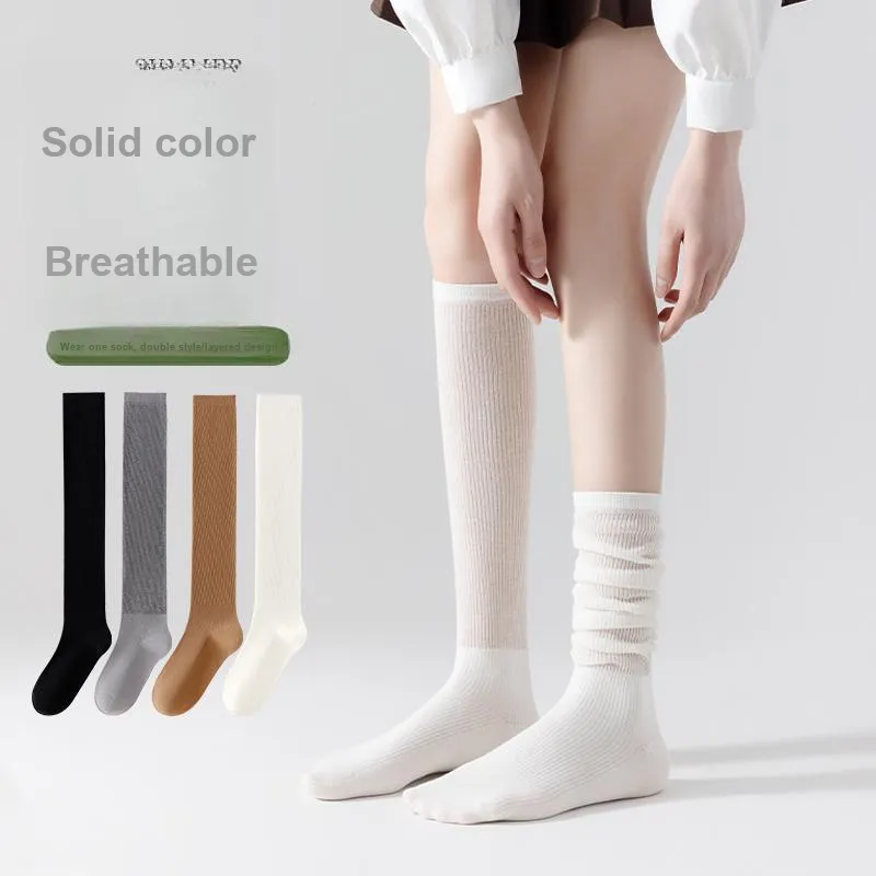 MIIOW Knee-High Socks Women's 3 Pack-4