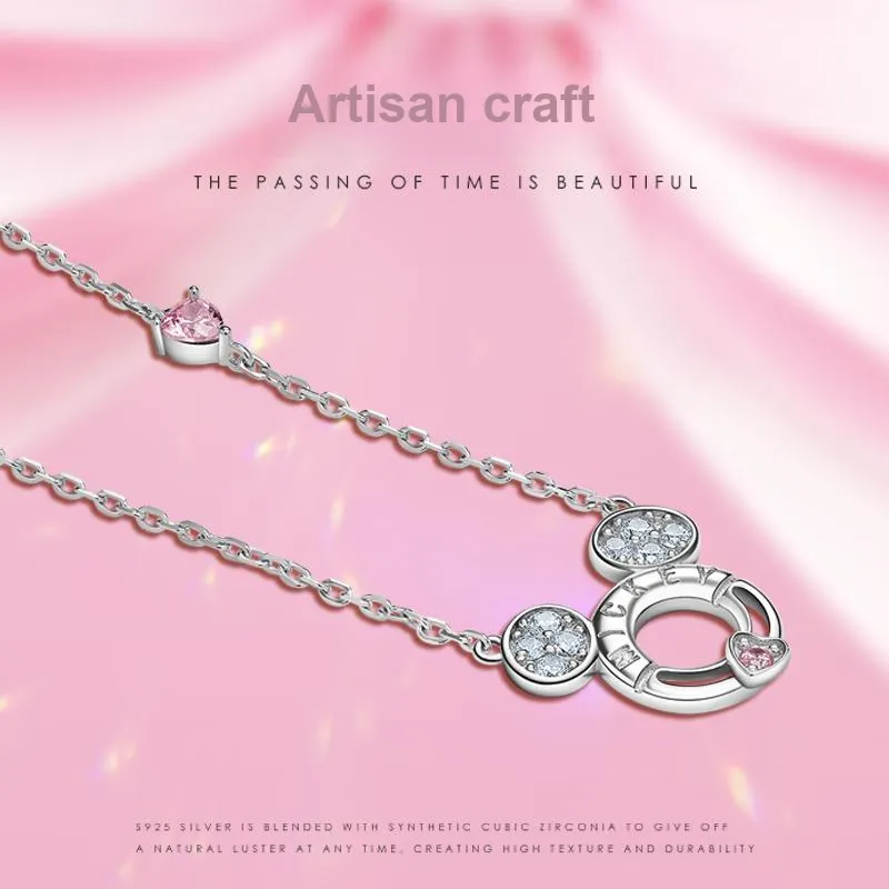 Disney 925 Sterling Silver Necklaces Women's-6