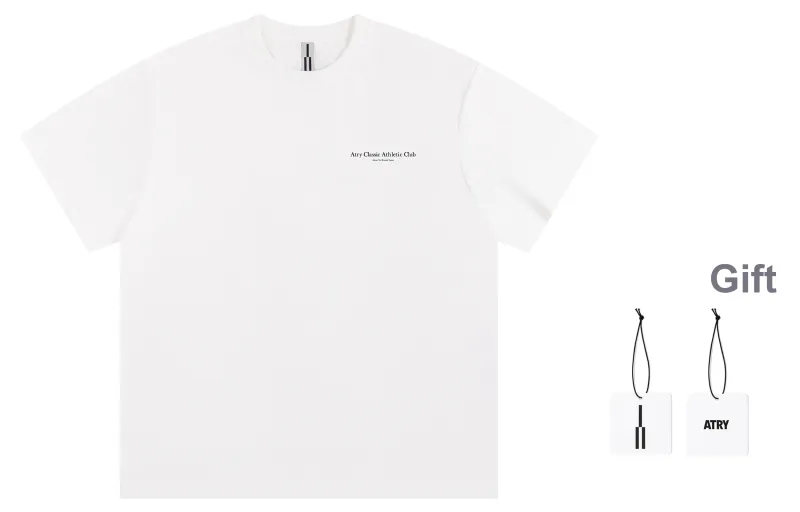 Atry Alphabet Slogan Series T Shirts Unisex-5