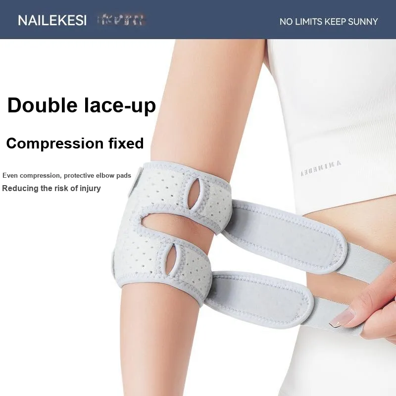 NAILEKESI Tennis Badminton Fitness Elbow Pads Compression Unisex Professional Protective-5