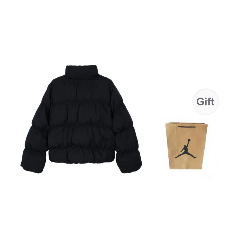 Jordan Down Jacket Unisex Black With Gift Bag-1