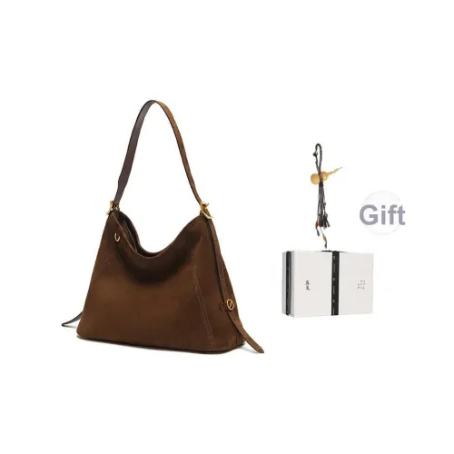 SUPERMERCY One Stroke Series Верхняя часть из овечьей шкуры замша одно плечо подмышечный через плечо сумка-хобо женская