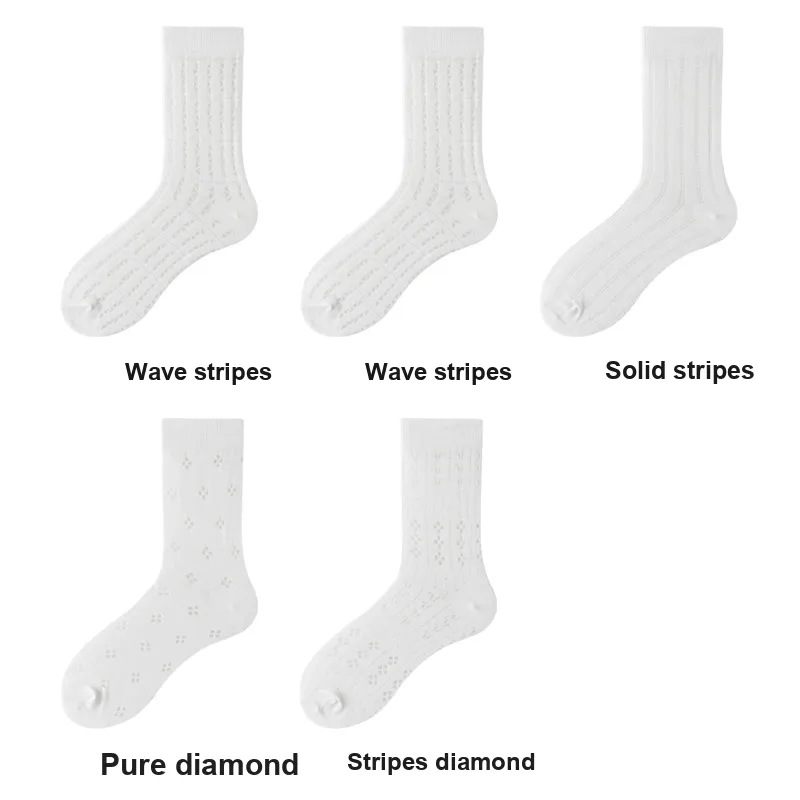 H YXIANG Mid Calf Socks Women's Combo Set-27