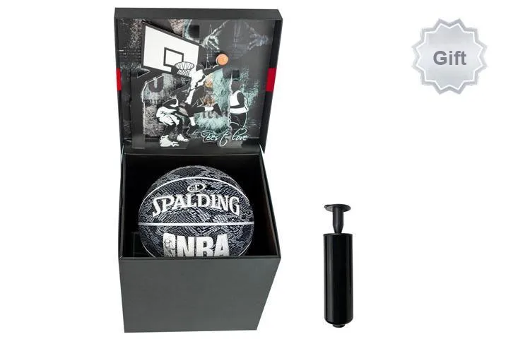 SPALDING Graffiti PU Basketball Gray Size 7 Training Unisex-11
