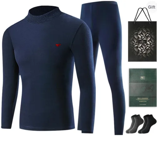 SEPTWOLVES Thermal Set Men's Gift Box Set+Shopping Bag