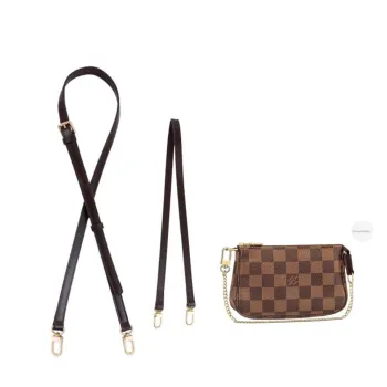 Cow Leather Bag Shoulder Strap Women's Coffee