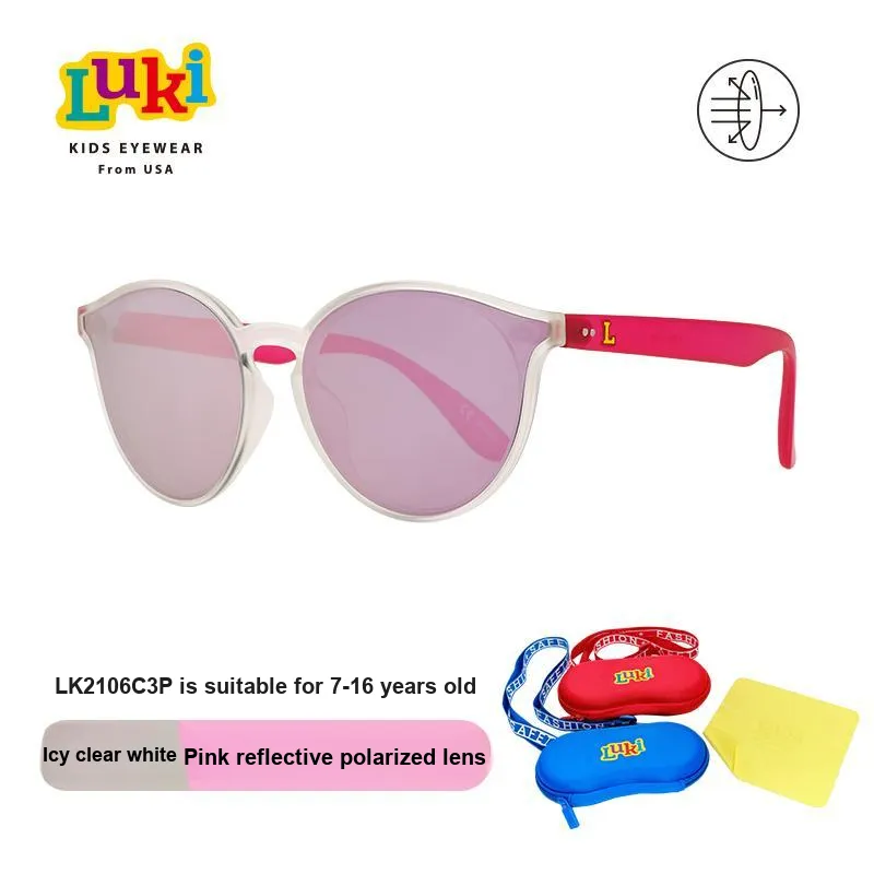 LUKI TR/Memory Plastic Round Sunglasses Kids'-22