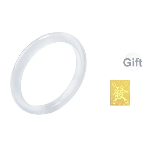 SHANRUI Естественный Цветная Глазурь Нефрит Браслеты Унисекс