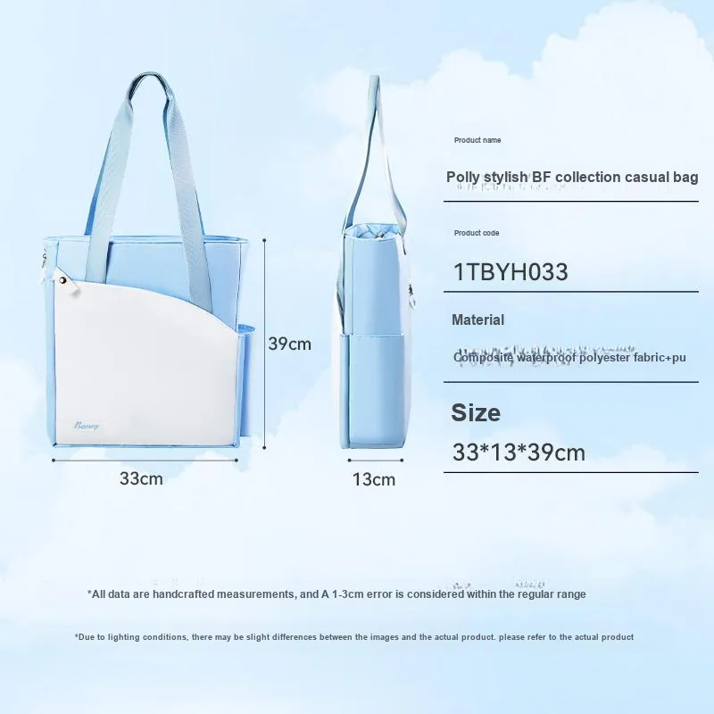 BONNY Badminton Racket Bags 2 3 Pcs Succinct Shoulder Bag Blue White Unisex-1