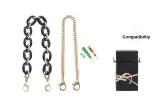 Saint Laurent Perfume Box Relic Handle Chain 37cm+Gold-Tone Decorative Chain 30cm[Includes Modified Tool]